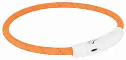 TRIXIE Svietiaci kruh USB XS-S, 35 cm -  oranžový