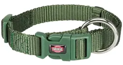 TRIXIE Obojok Premium S-M, 30-45 cm / 15 mm, tmavo zelený