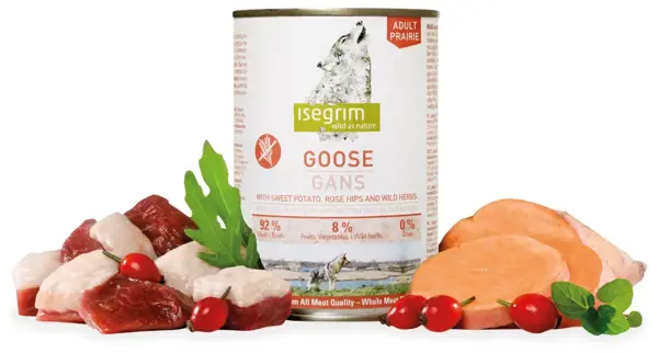 ISEGRIM Dog Adult Hus + sladký zemiak + bylinky 400 g