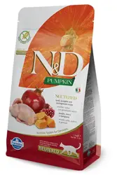 Farmina N&D PUMPKIN Neutered prepelica, tekvica, garnátové jablko 300 g