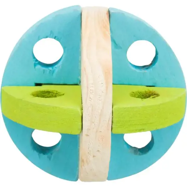 TRIXIE Drevená hračka pre hlodavce - lopta 8cm