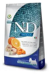 Farmina N&D OCEAN Adult Mini treska,tekvica a pomaranč 2,5 kg