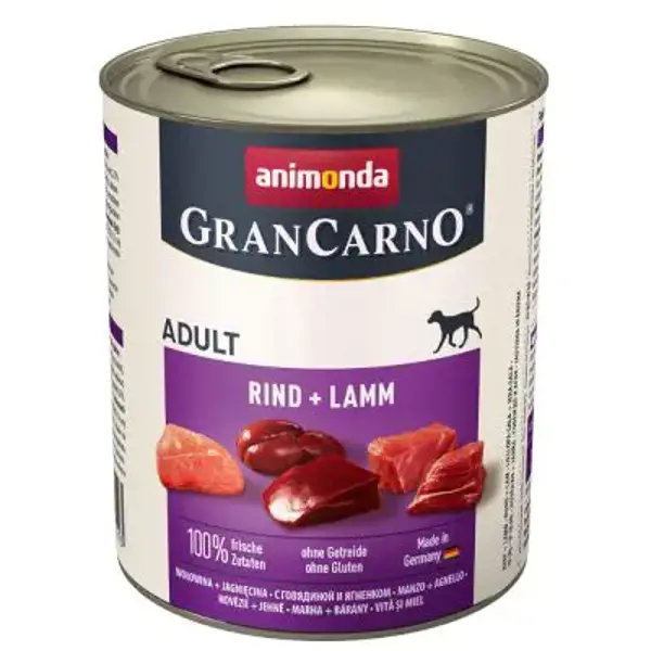 Animonda GranCarno Adult - Hovädzie a jahňacie 800 g