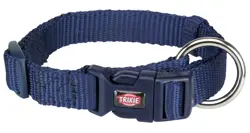 TRIXIE Obojok Premium S-M, 30-45 cm / 15 mm, tmavo modrý