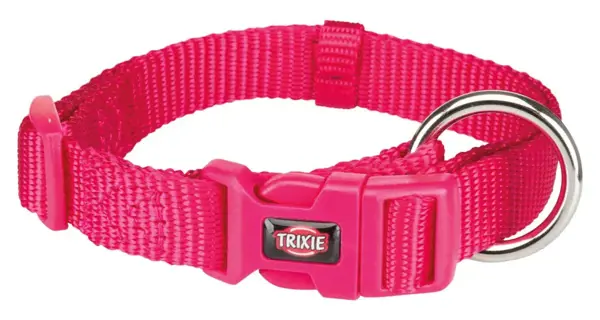 TRIXIE Obojok Premium S-M, 30-45 cm / 15 mm, tmavo ružový