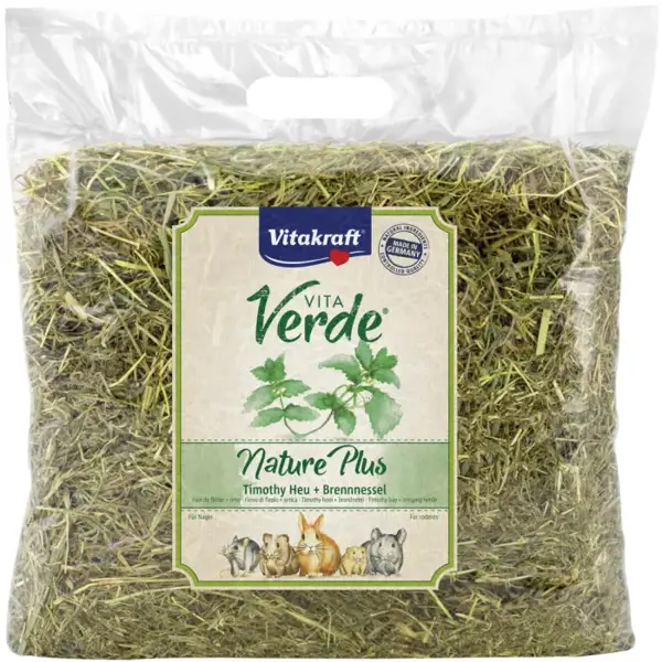 Vitakraft VITA Verde seno z timotejky lúčnej + žihlava 500 g