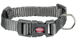 TRIXIE Obojok Premium XS-S, 22-35cm / 10 mm, tmavo sivý