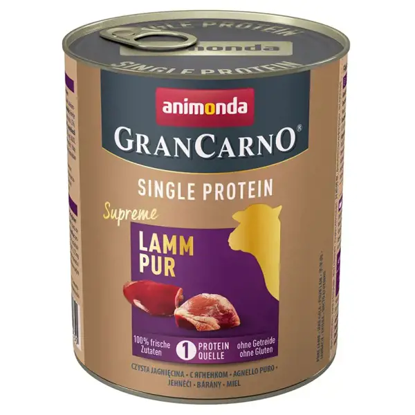 ANIMONDA Gran Carno Single Protein jahňa 800g