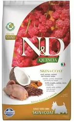 Farmina N&D Quinoa Adult Mini Skin&Coat prepelica 2,5 kg