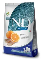 Farmina N&D Ocean Adult  Medium & Maxi sleď,pomaranč 2,5 kg