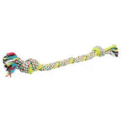 TRIXIE Bavlnené lano s pletenou gumou 50 cm