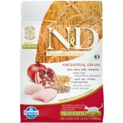 Farmina N&D AG NEUTERED kura, špalda, ovos, granátové jablko 1,5 kg