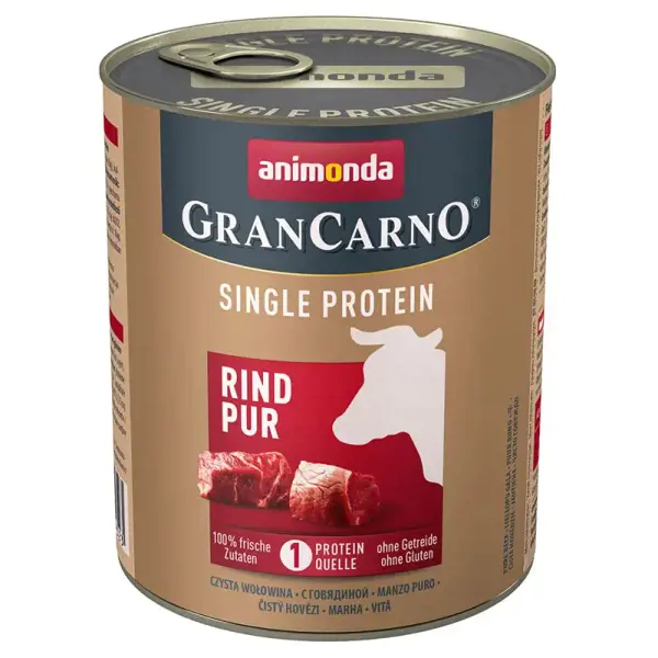 ANIMONDA Gran Carno Single Protein hovädzie 800g