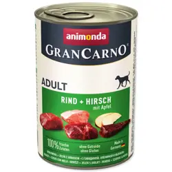 Animonda GranCarno Adult - Hovädzie a jeleň + jablko 400 g