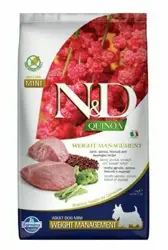 Farmina N&D Quinoa Adult Mini Weight Management Jahňacie 800 g