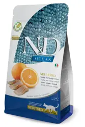 Farmina N&D OCEAN Adult NEUTERED slede a pomaranče 1,5 kg