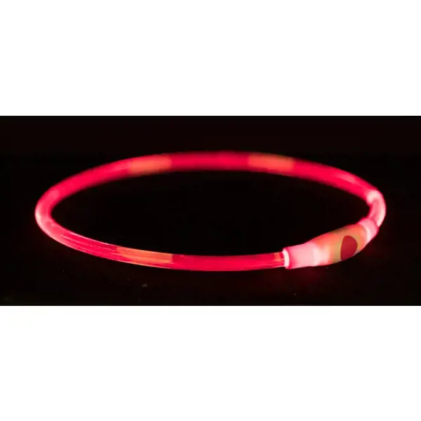 TRIXIE Svietiací kruh USB S-M, 40 cm - červený