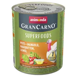 ANIMONDA Gran Carno Superfoods morka+mangold+šípky 800 g