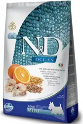 Farmina N&D Ocean Adult Mini treska, špalda, ovos a pomaranče 800 g
